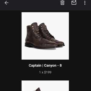 Thursday boot company male and female boots brand in box